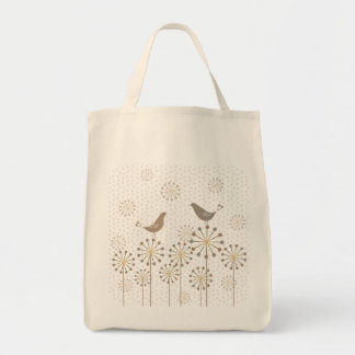 Daylight Love Birds Grocery Tote Bag