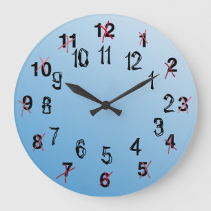 DAYLIGHT SAVINGS TIME JOKE LARGE CLOCK