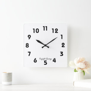 Daylight Savings Wall Clock