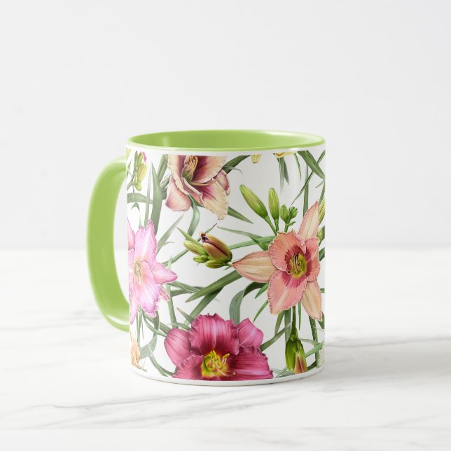Daylilies All Over Mug (Front Left)