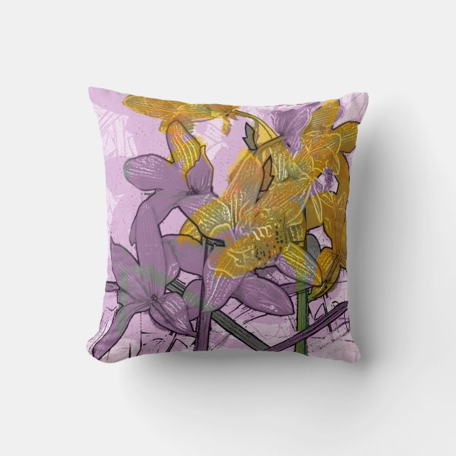 Daylilies Cushion (Front)