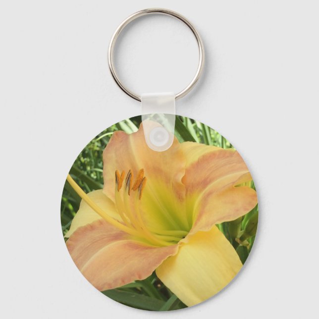 DAYLILY “Blonde Baby” --- Key Ring (Front)