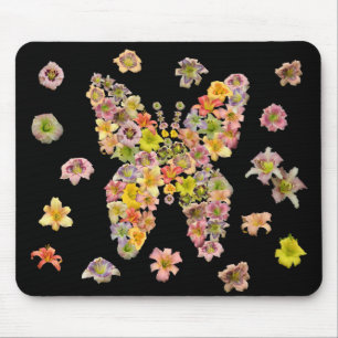 Daylily Butterfly Mouse Pad