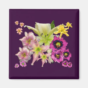 Daylily Collage Magnet