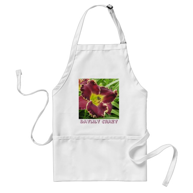 Daylily Crazy with Purple Daylily Standard Apron (Front)