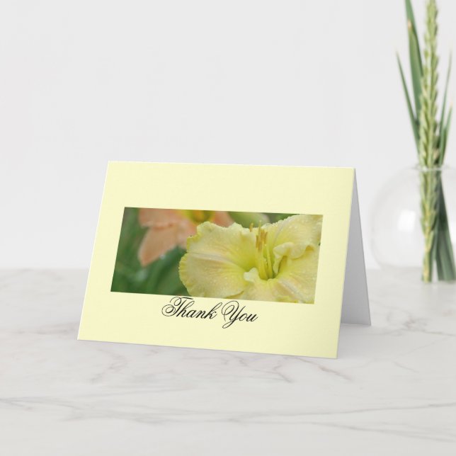 Daylily Dreams Thank You Card (Front)
