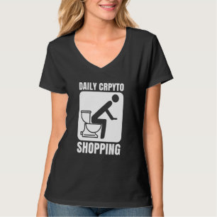 Dayly Crypto Shopping Cryptocurrency Bullish Moon T-Shirt