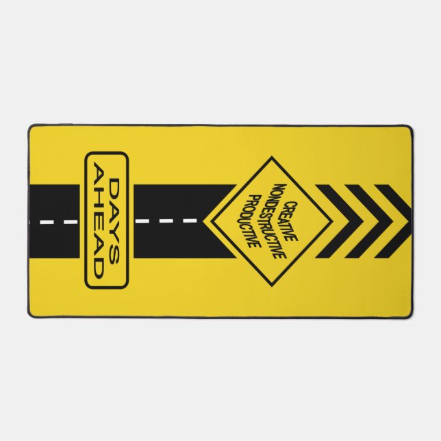 Days Ahead Desk Mat (Front)