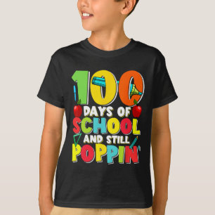 Days And Still Poppin Kids Costume 100th Day Of Sc T-Shirt