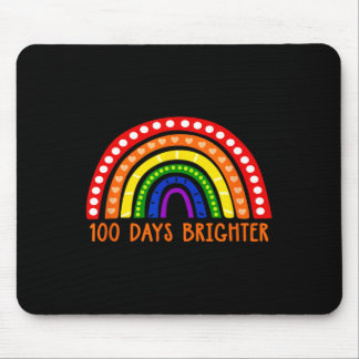 Days Brighter Fun Teacher 100th Day Of School  Mouse Mat