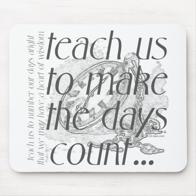 Days Count Mouse Mat (Front)