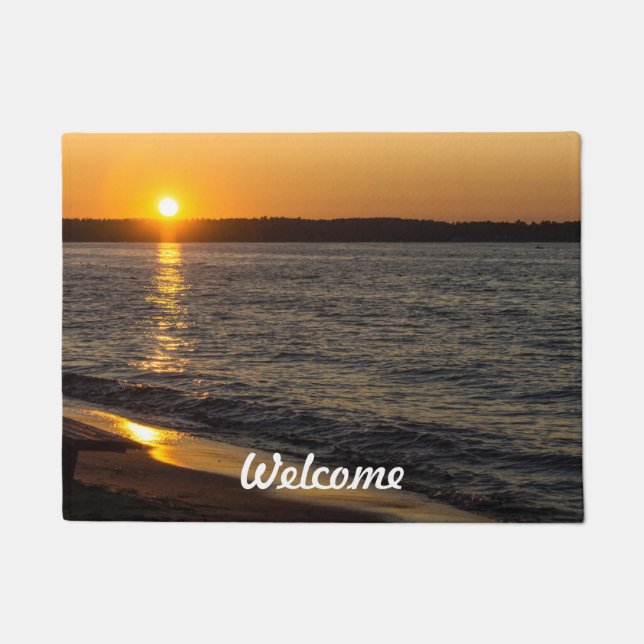 Days End At Traverse City Doormat (Front)
