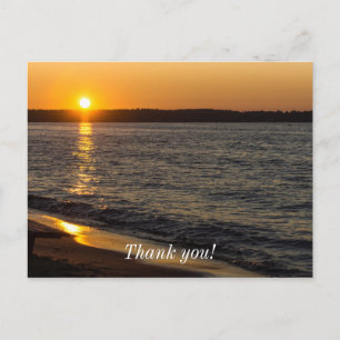 Days End At Traverse City Postcard