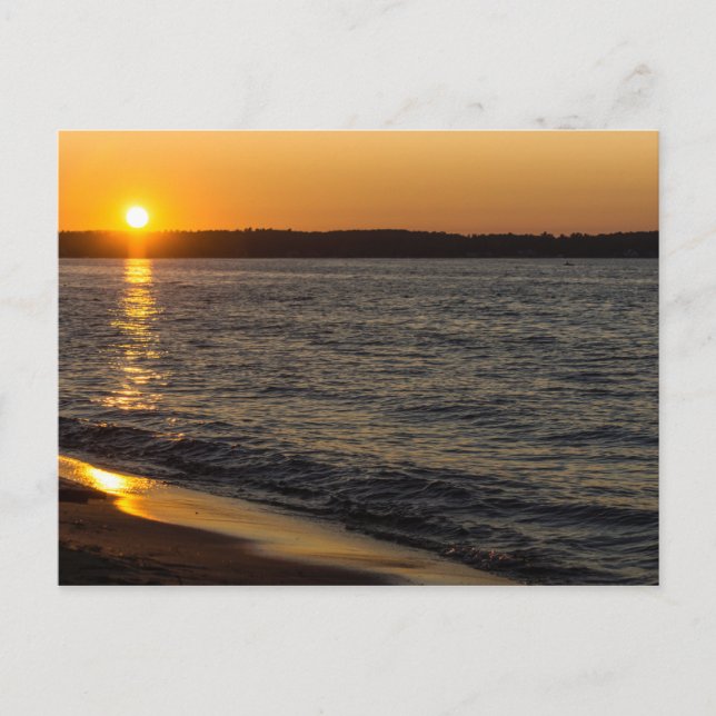 Days End At Traverse City Postcard (Front)