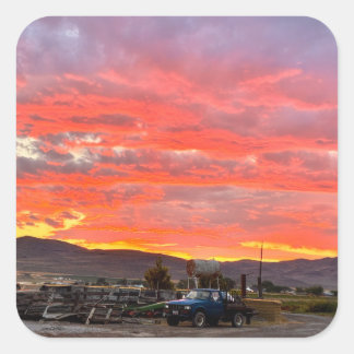 Day's End Square Sticker