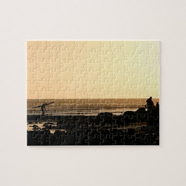 Days End Surfing Jigsaw Puzzle (Horizontal)