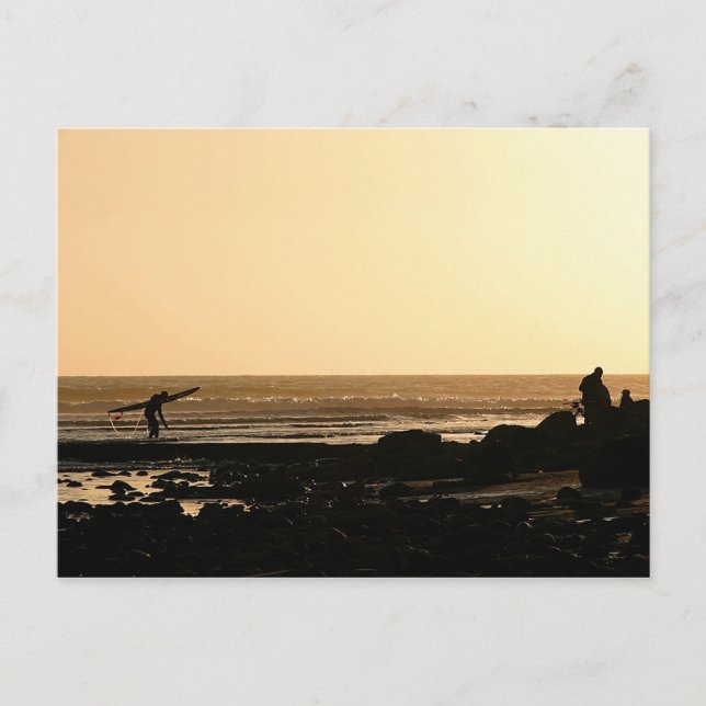 Days End Surfing Postcard (Front)