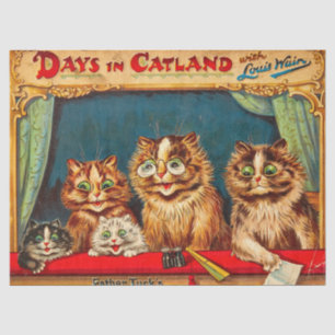 Days in Catland with Louis Wain by Louis Wain Tissue Paper