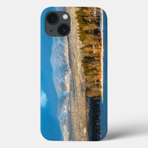 Days Last Light Shines On Ski Runs Of Whitefish iPhone 13 Case