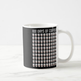 Days Of Coffee Teacher Appreciation 100th Day Nove Coffee Mug