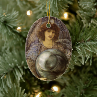 Days of Creation, First Day by Burne Jones Ceramic Tree Decoration