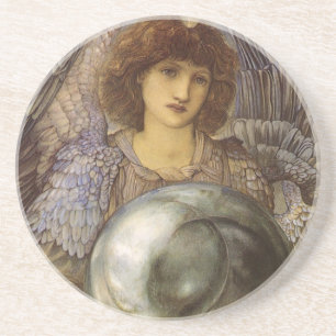 Days of Creation, First Day by Burne Jones Coaster