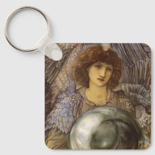Days of Creation, First Day by Burne Jones Key Ring