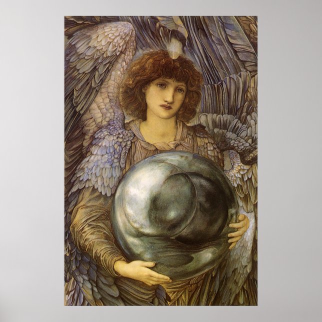 Days of Creation, First Day by Burne Jones Poster (Front)