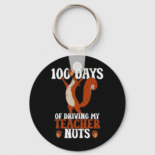 Days Of Driving Teacher Nuts School Retro Team 1 Key Ring