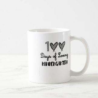 Days Of Loving Kindergarten Fun Teacher Tees Coffee Mug