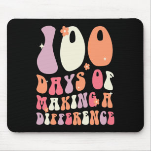 Days Of Making A Difference 100th Day Of School Te Mouse Mat
