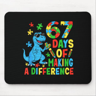 Days Of Making A Difference Dinosaur Autism Teache Mouse Mat