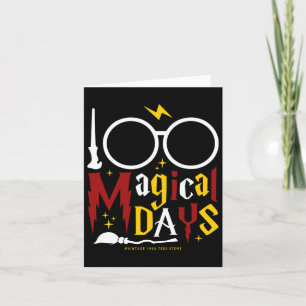Days Of Mischief Managed Teachers Kids 100 Magical Card