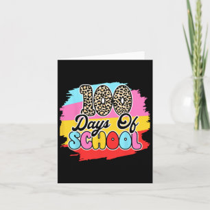 Days Of School 100 Days Smarter 100th Day Of Schoo Card