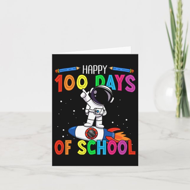 Days Of School 1  Card (Front)