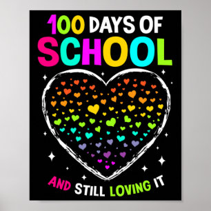 Days Of School Celebrate 100th Day Of School Boys  Poster