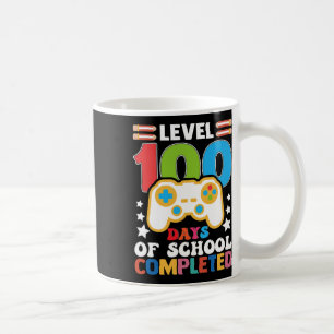 Days Of School Completed Gamer Gifts Boy Level Up Coffee Mug