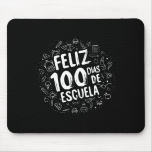 Days Of School Feliz Dias De Escuela Student Gifts Mouse Mat