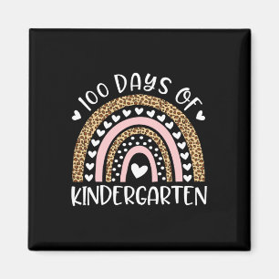 Days Of School For Kindergarten Teacher Rainbow Le Magnet