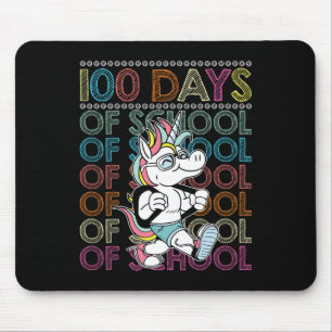 Days Of School Happy 100th Day Mouse Mat