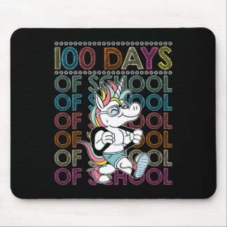 Days Of School Happy 100th Day Mouse Mat