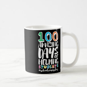 Days Of School Helping Students School Counsellor Coffee Mug