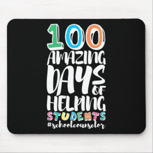 Days Of School Helping Students School Counsellor Mouse Mat