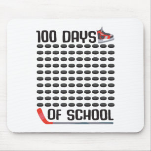 Days Of School Ice Hockey Sports Boys Girls Costum Mouse Mat