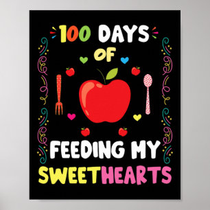 Days Of School Lunch Lady Quote For Lunch Lady Caf Poster