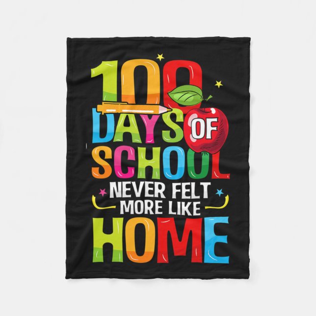 Days Of School Never Felt More Like Home Online Cl Fleece Blanket (Front)