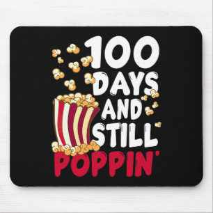 Days Of School Popcorn Teacher Boy Girl Still Popp Mouse Mat