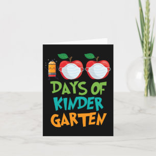 Days Of School Remote Virtual Teacher Student Card