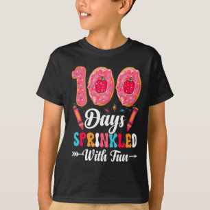 Days Of School Sprinkled With Fun Cute Cupcake Stu T-Shirt