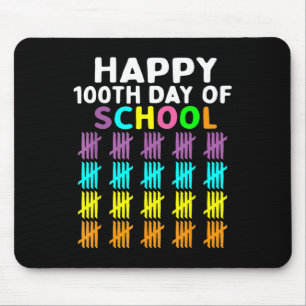 Days Of School Student Teacher Men Women Kids Teen Mouse Mat
